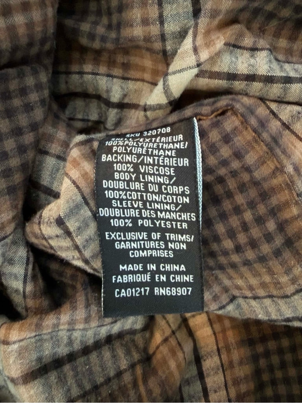 Le Château Faux Leather Sherpa Collar Jacket Boho Utilitycore Academia Chocolate - Picture 5 of 5